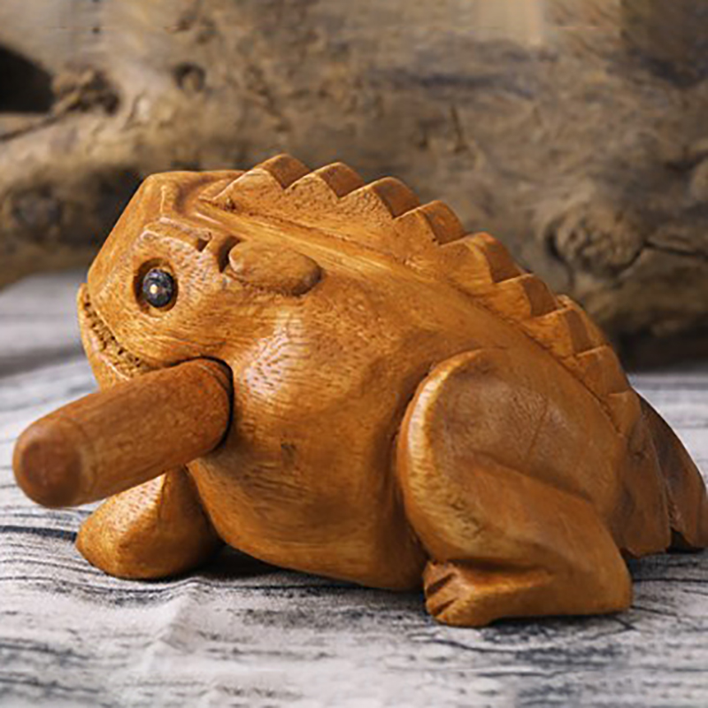 Woodworking Resin - Rana in Legno Intagliata a Mano