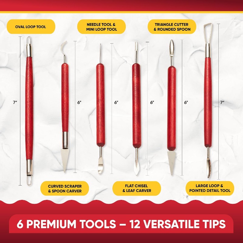 Set di 6 utensili per modellar - Wood Chisel Set recensione e prezzo